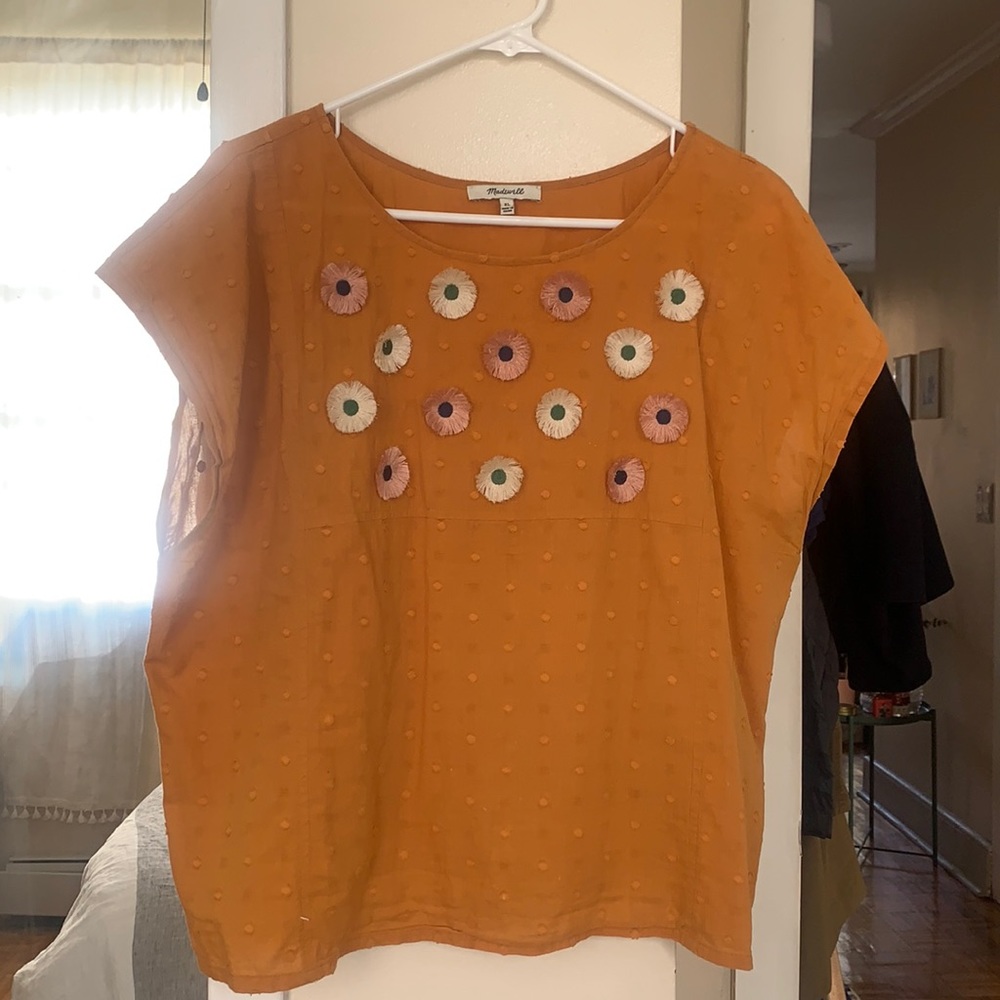 Festive Madewell blouse